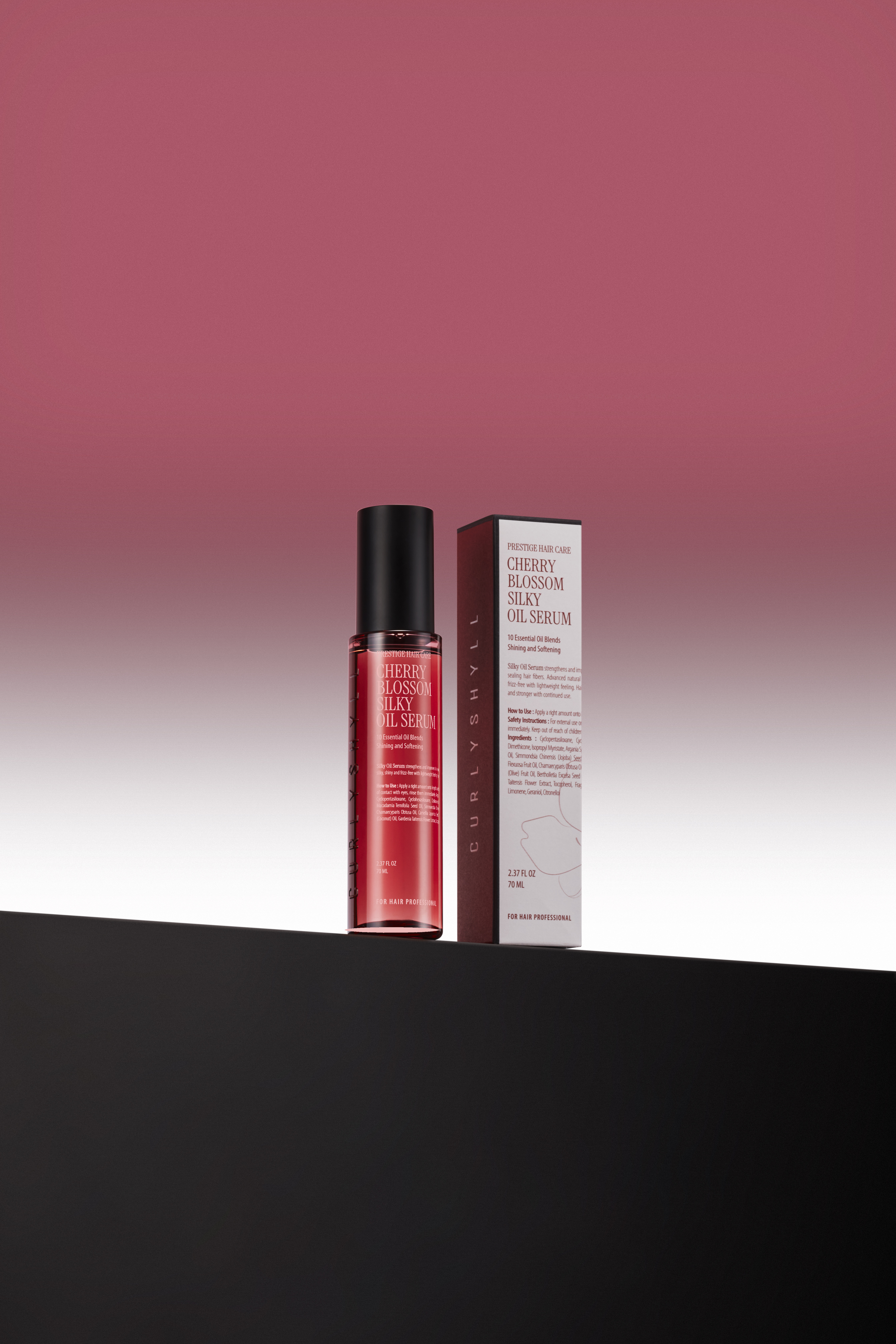 Зволожувальний парфумований серум для волосся Curly Shyll Cherry Blossom Oil Serum